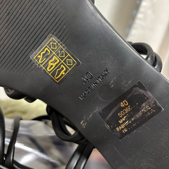 Free People Hermosa Black Vegan Leather Strappy Sandals Size 9.5 - Picture 9 of 11